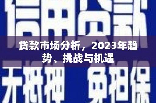 巴青贷款市场分析，2023年趋势、挑战与机遇