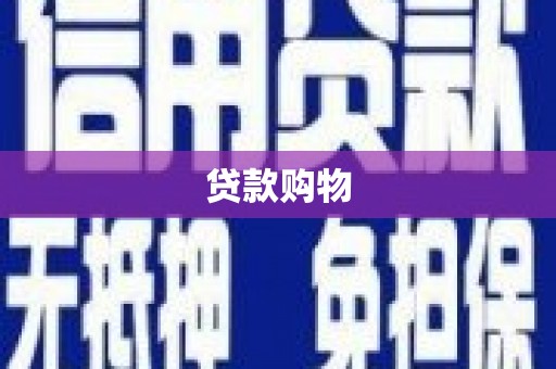 巴青贷款购物