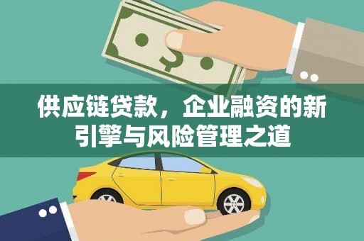 巴青供应链贷款，企业融资的新引擎与风险管理之道