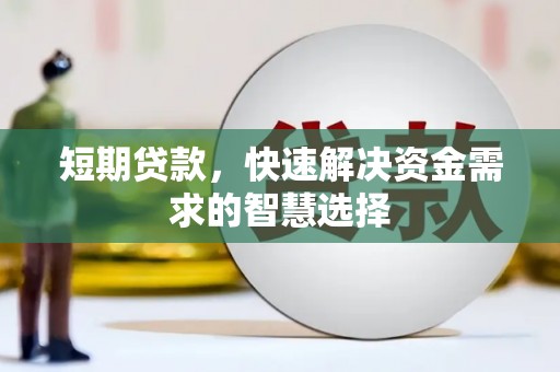 巴青短期贷款，快速解决资金需求的智慧选择