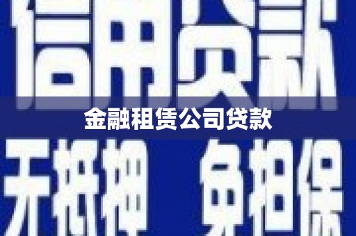 巴青金融租赁公司贷款