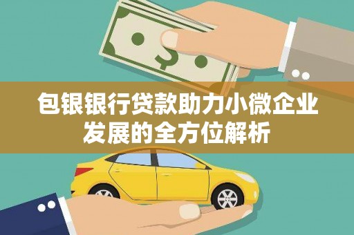 巴青包银银行贷款助力小微企业发展的全方位解析