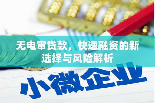 巴青无电审贷款，快速融资的新选择与风险解析