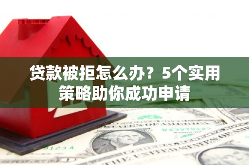 巴青贷款被拒怎么办？5个实用策略助你成功申请