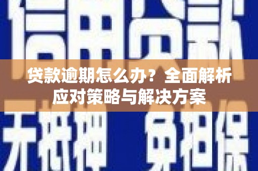 巴青贷款逾期怎么办？全面解析应对策略与解决方案