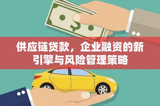 巴青供应链贷款，企业融资的新引擎与风险管理策略