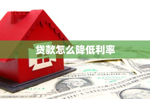 巴青贷款怎么降低利率