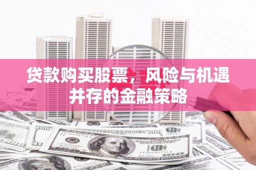 巴青贷款购买股票，风险与机遇并存的金融策略
