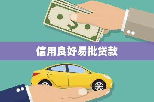 巴青信用良好易批贷款