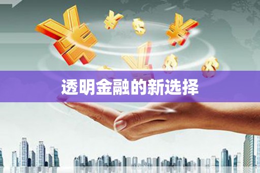 巴青透明金融的新选择